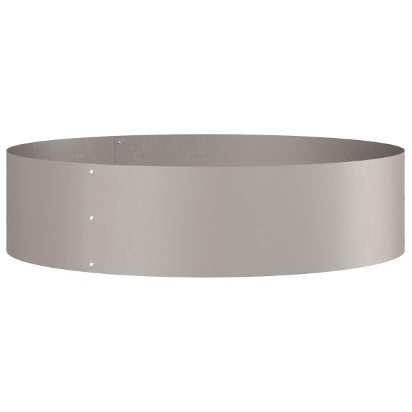 Пръстен за саксия Кафяво 80 x 80 x 20 cm Патинираща стомана