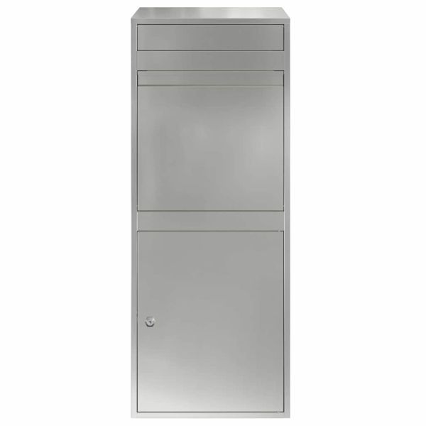 Пощенска кутия за пратки със съхранение Черно 41 x 38 x 103 см