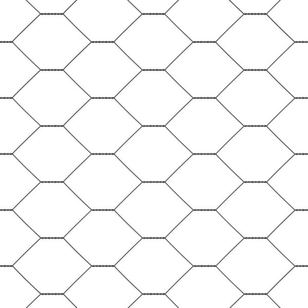 Ограда с пост Сив 1 x 25 m Стомана