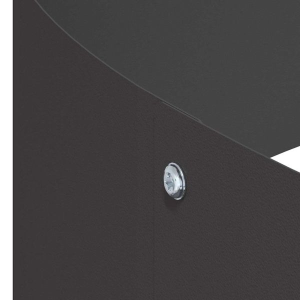 Градинска саксия Черно 120 x 120 x 20 см