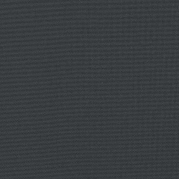 Възглавница за градинска пейка черна 120x(50+50)x7 см оксфорд