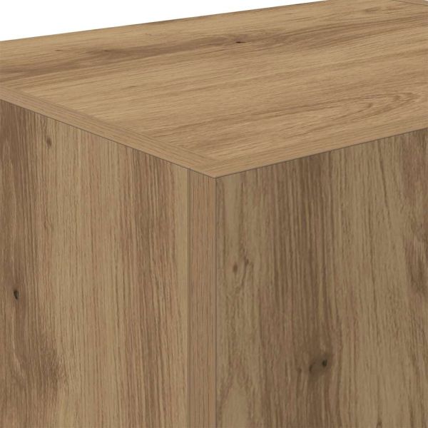 Кабинети за телевизор на стената 2 pcs Дъб 40,5x30x40см