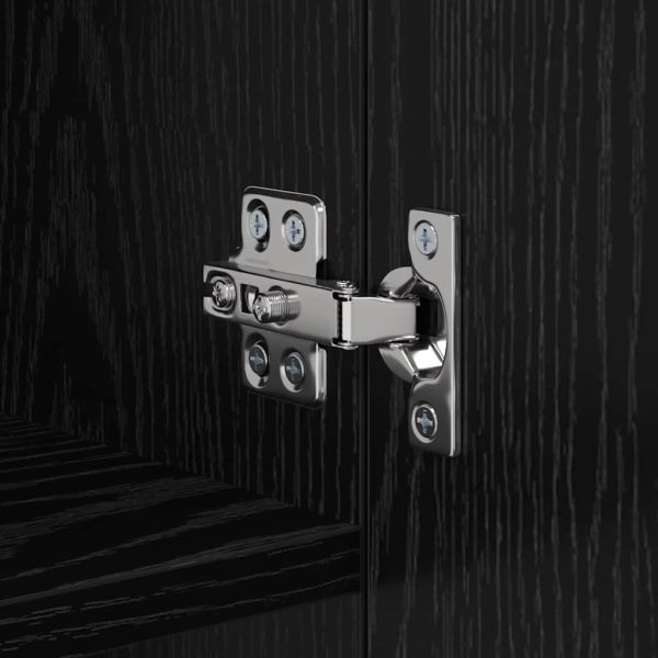 TV стенен шкаф Черния дъб 40,5 x 30 x 102 см Инженерно дърво