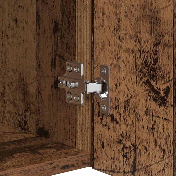 TV стенен шкаф Старо дърво 40,5x30x40см Инженерно дърво