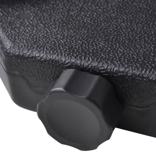 Алуминиев градински чадър с преносима основа, бял