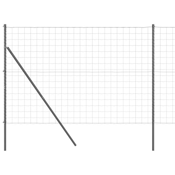 Ограда с пост Сив 1,5 x 10 m Стомана