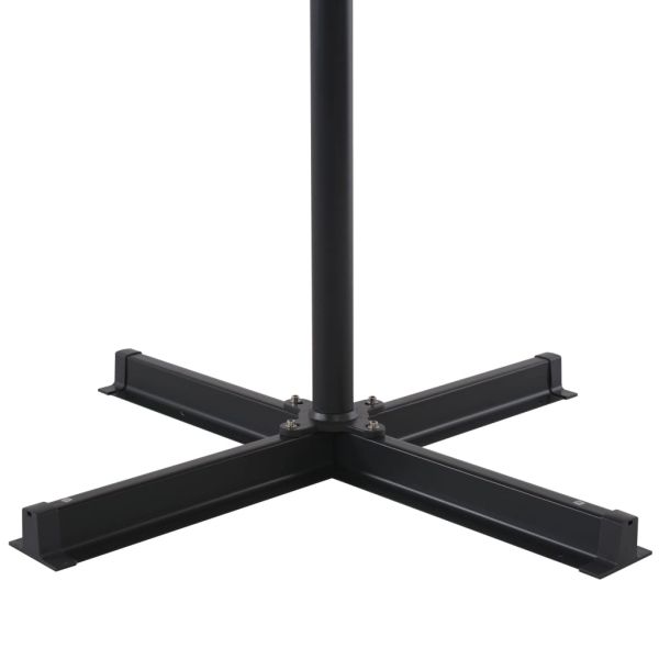 Градински чадър с алуминиев прът, 500 см, теракота