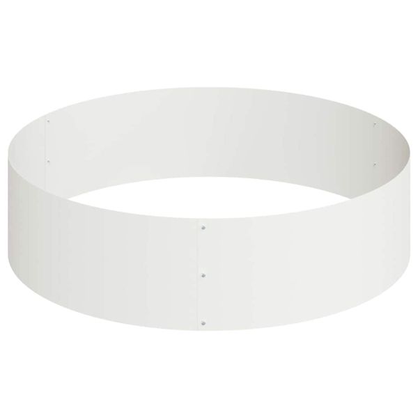 Градинска саксия Бяло 120 x 120 x 20 см