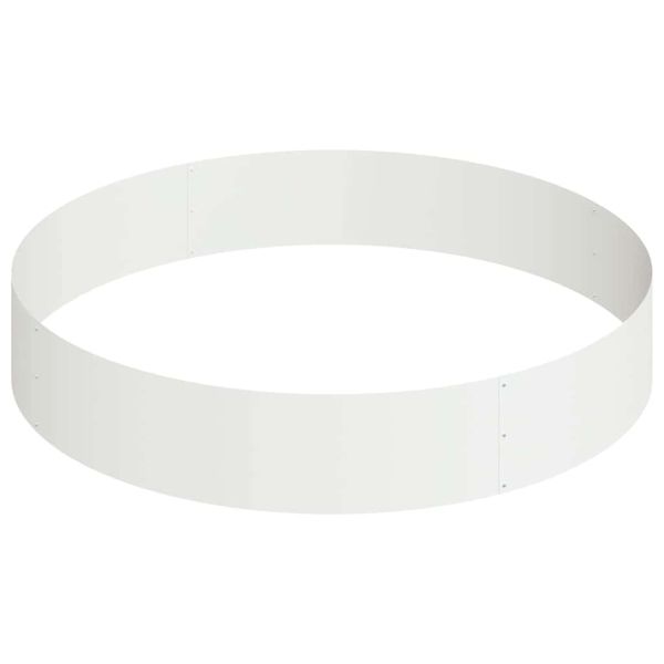 Градинска саксия Бяло 120 x 120 x 20 см