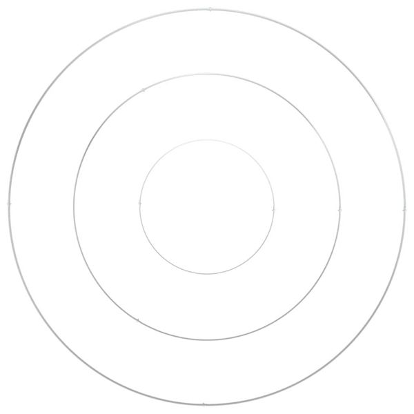 Градинска саксия Бяло 120 x 120 x 20 см