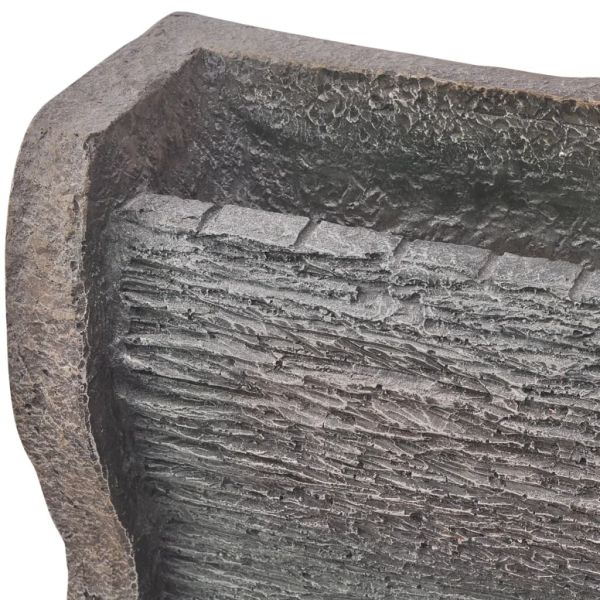 вътрешен фонтан с LED светлина, полиестерна смола