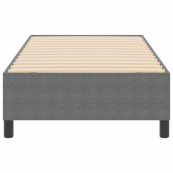 Платформено легло Светлосиво 90 x 200 cm текстил