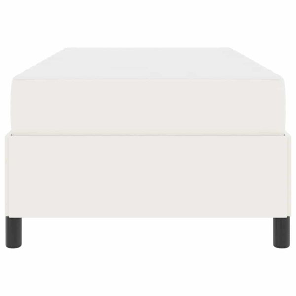 Рамка за легло с матрак Крем 90 x 200 cm текстил