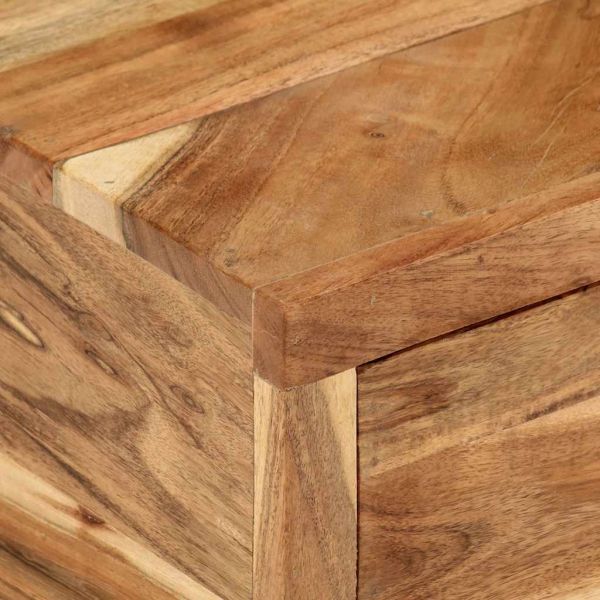 ТВ шкаф (118-200) x 30 x 40 см, масивна акация