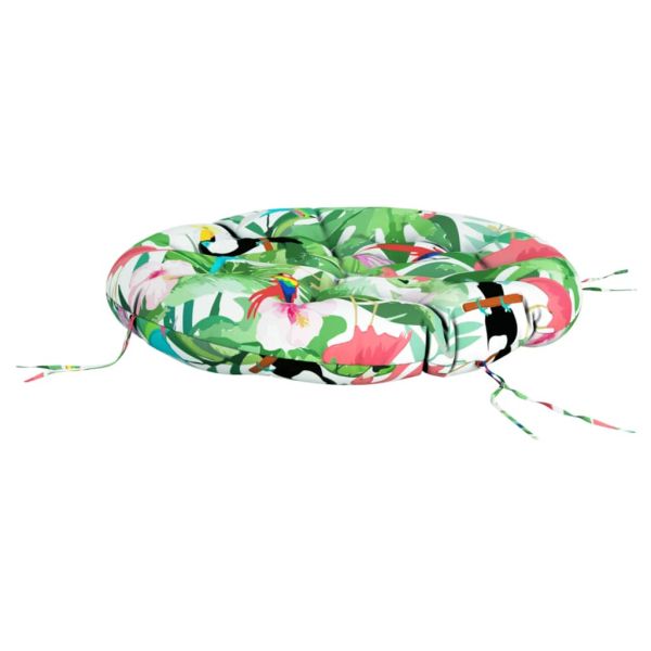 Кръгла възглавница многоцветна Ø 100 x11 см Оксфорд плат