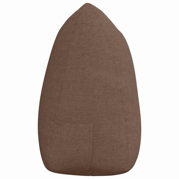 Възглавница за гръб Кафяво 140 x 24 x 50 см текстил