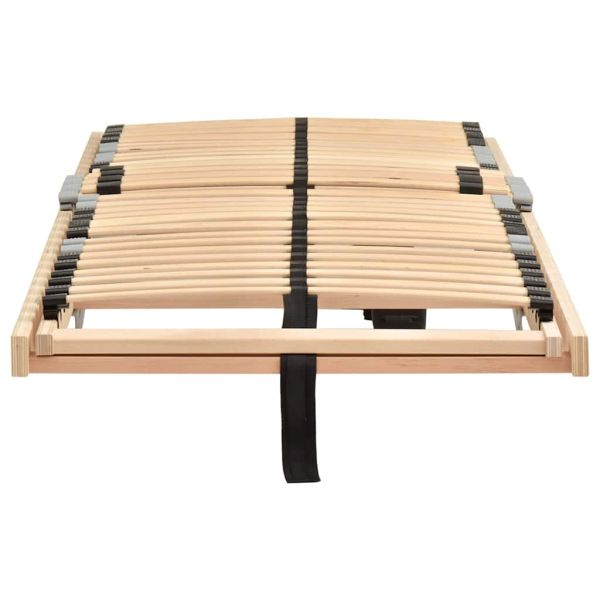 Ламелна подматрачна рамка Кафяво 100 x 190 cm Солидно бук