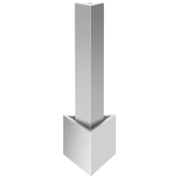 Градински фонтан сребрист 37,7x32,6x110 см неръждаема стомана