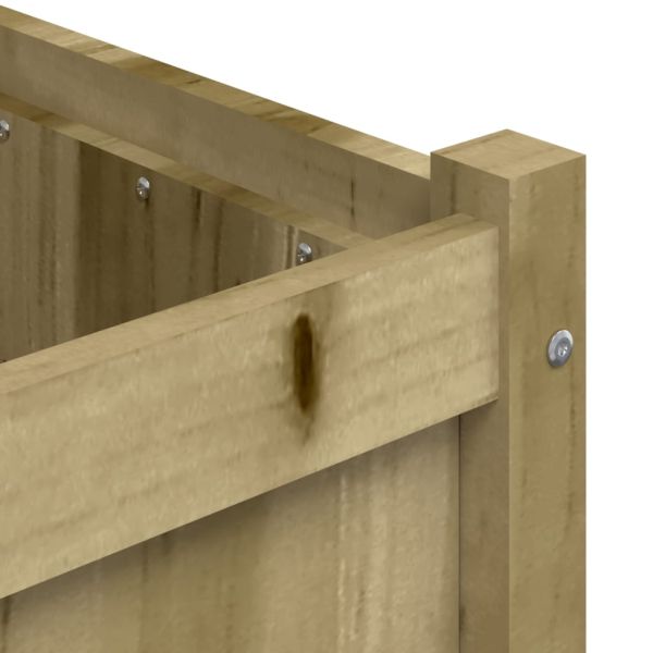 Градински сандък, 90x50x70 см, импрегнирано борово дърво