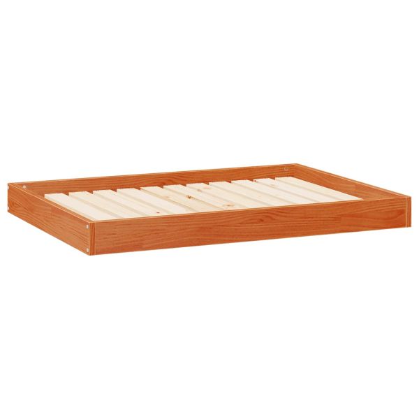 Кучешко легло Кафяво с восъчно покритие 101,5 x 74 x 9 см