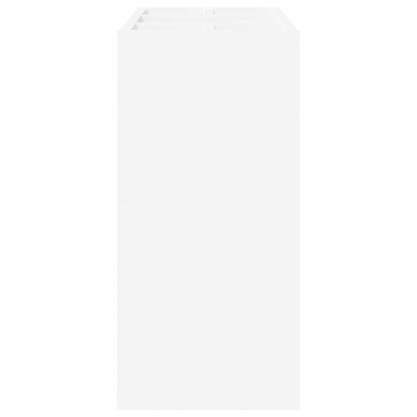 Стойка за чадър Бяло 65 x 24 x 50 см Инженерно дърво