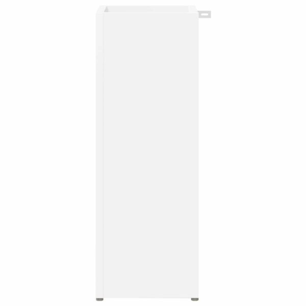 Стойка за чадър Бяло 20 x 20 x 55,5 см Инженерно дърво