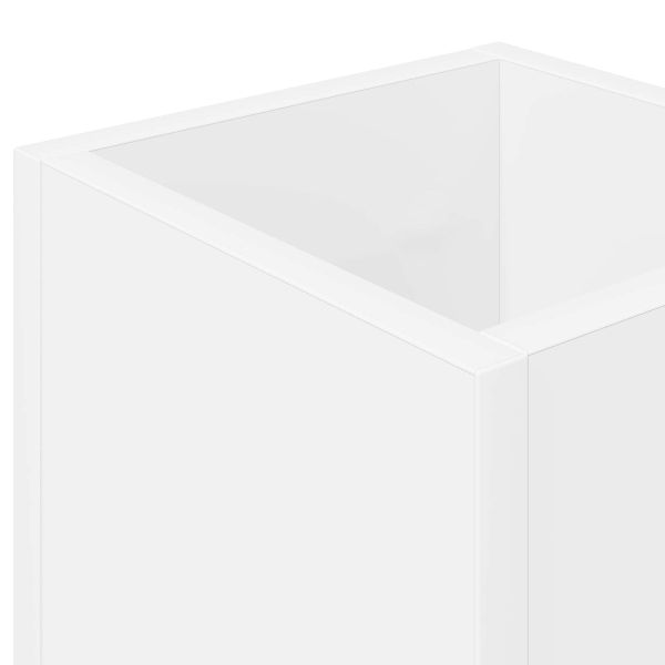 Стойка за чадър Бяло 20 x 20 x 55,5 см Инженерно дърво