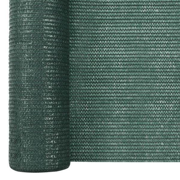 Засенчваща мрежа зелена 2x25 м HDPE 75 г/м²