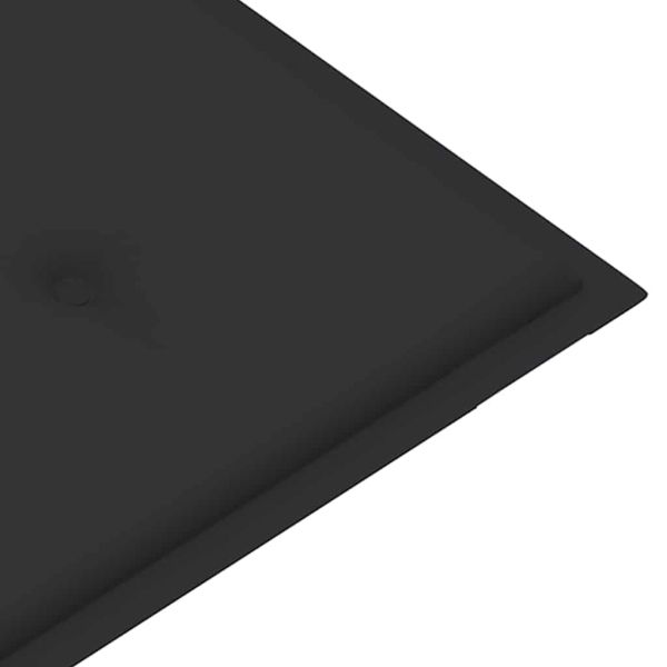 Градинска пейка с възглавница, 120 cм, акация масив