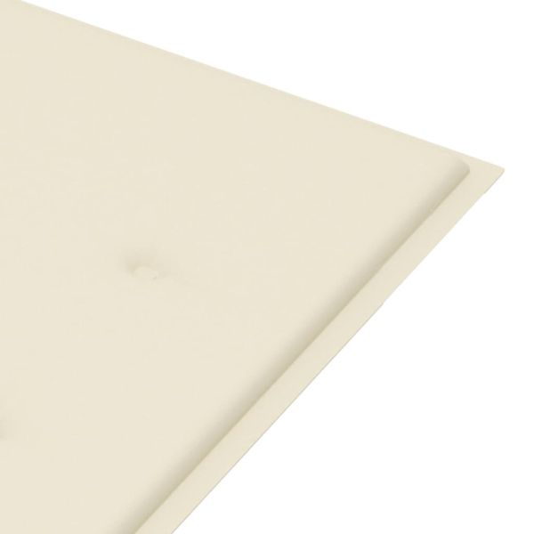 Градинска пейка с възглавница, 120 cм, акация масив