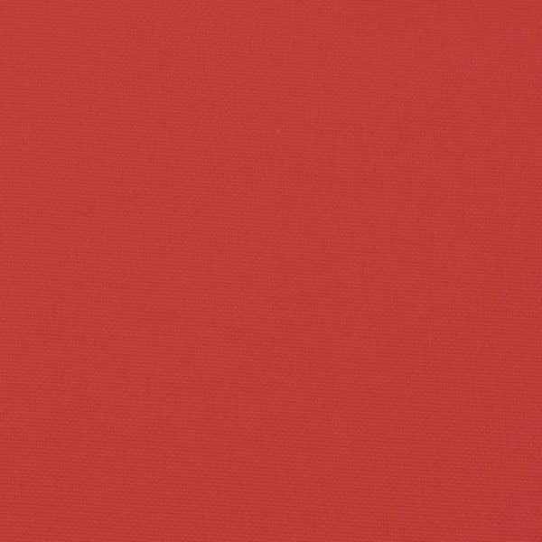 Палетна възглавница, червена, 50x50x12 см, текстил