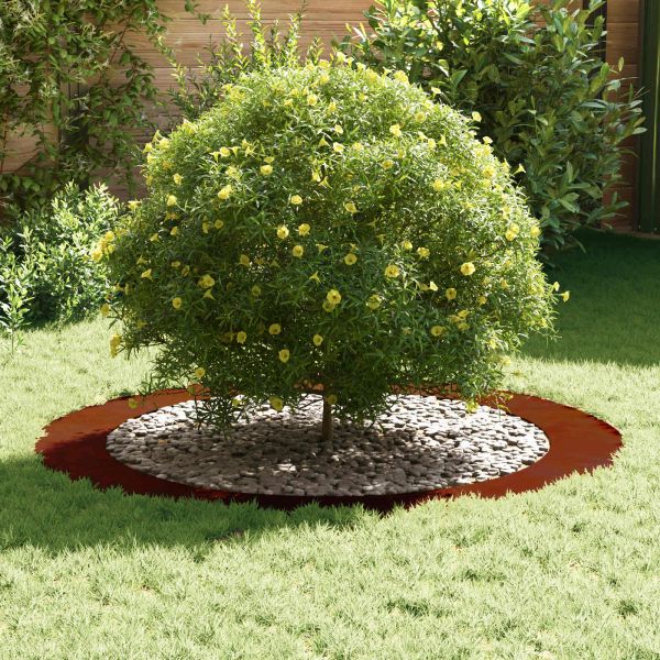 подходяща за плоски дървени халки Кафяво Ø90 / 120 см