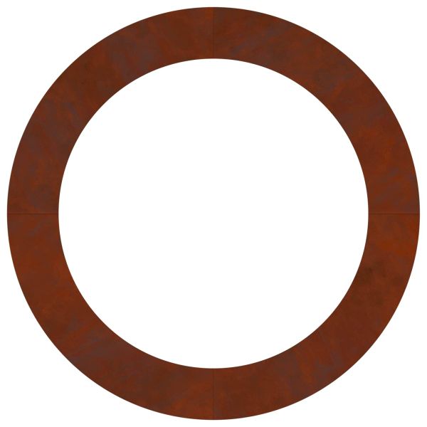 подходяща за плоски дървени халки Кафяво Ø90 / 120 см