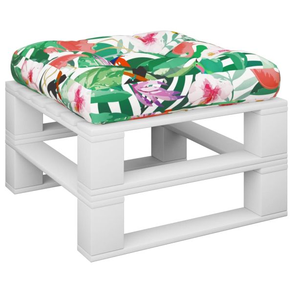 Палетна възглавница, многоцветна, 50x50x12 см, текстил