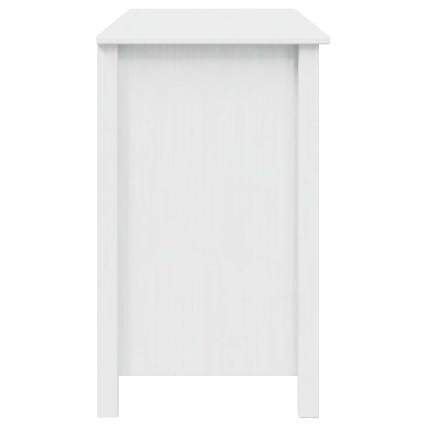 桌 с чекмеджета с чекмедже Бяло 100 x 45 x 74 см Солиден бор