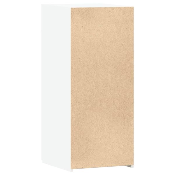 Бюфет, бял, 40x42,5x93 см, инженерно дърво