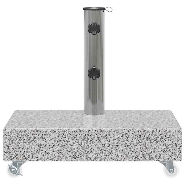 Основа за чадър, светлосива, 45x25x8,3 см, гранит