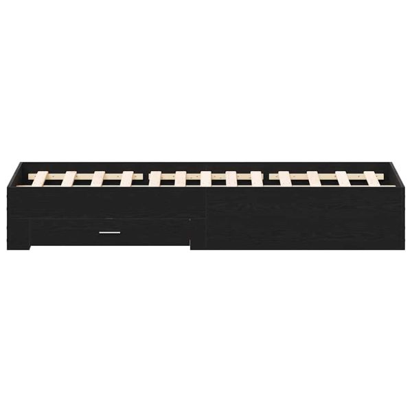 Рамка за легло Черния дъб 140 x 200 cm Инженерно дърво