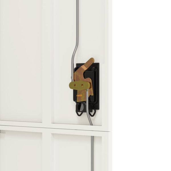 Шкаф за папки бял 90x40x180 см стомана