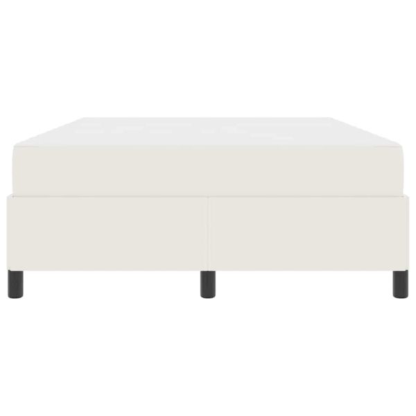 Рамка за легло с матрак Крем 160 x 200 cm текстил