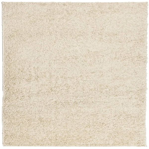 Шаги килим с дълъг косъм "PAMPLONA" модерен златист 160x160 см