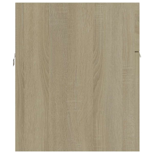 Комплект мебели за баня, дъб сонома, инженерно дърво