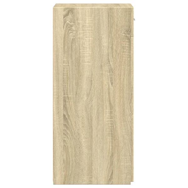 Сайдборд, дъб сонома, 40x42,5x93 см, инженерно дърво