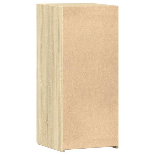 Сайдборд, дъб сонома, 40x42,5x93 см, инженерно дърво