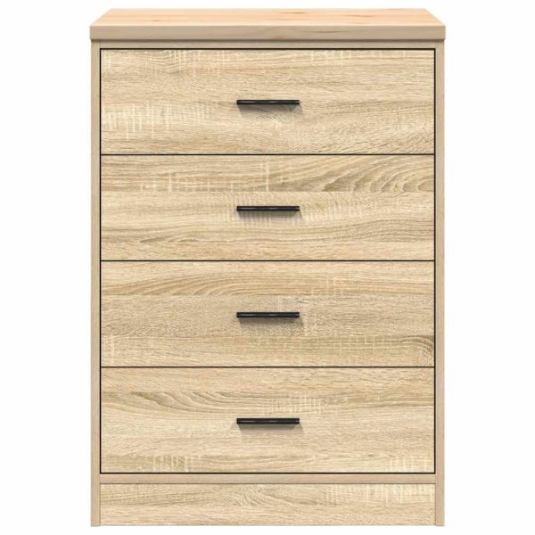 Гаражен шкаф за съхранение, дъб сонома, 60x51x85 см, бор масив