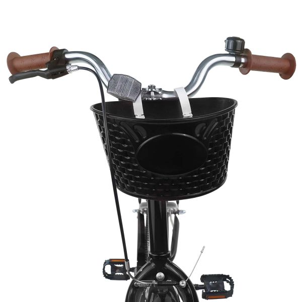 Детски Велосипед 24 инча за деца на възраст 8-12 години Черно