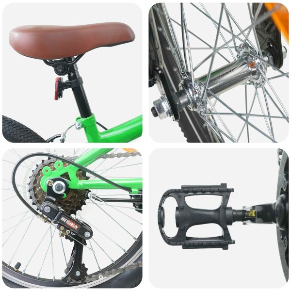 Kids Mountain Bike 24 инча 6-Speed