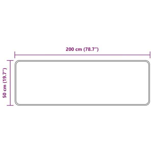 Каса за килим MARSA Крем 200 x 50 см Полиестер и PVC