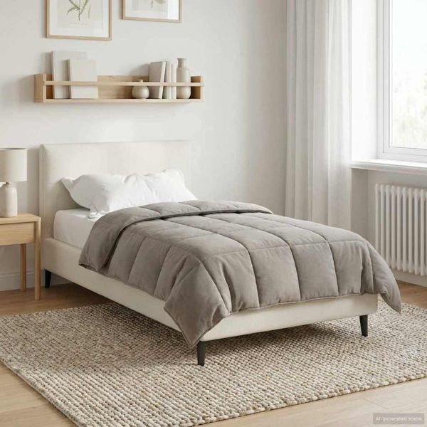 Летен юрган Розово 135 x 200 cm Микрофибър и тедди флийс