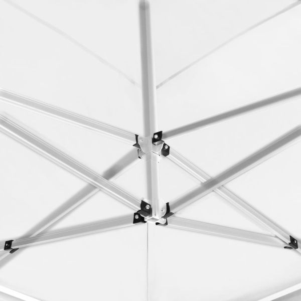 Професионална сгъваема парти шатра + стени алуминий 6х3 м бяла